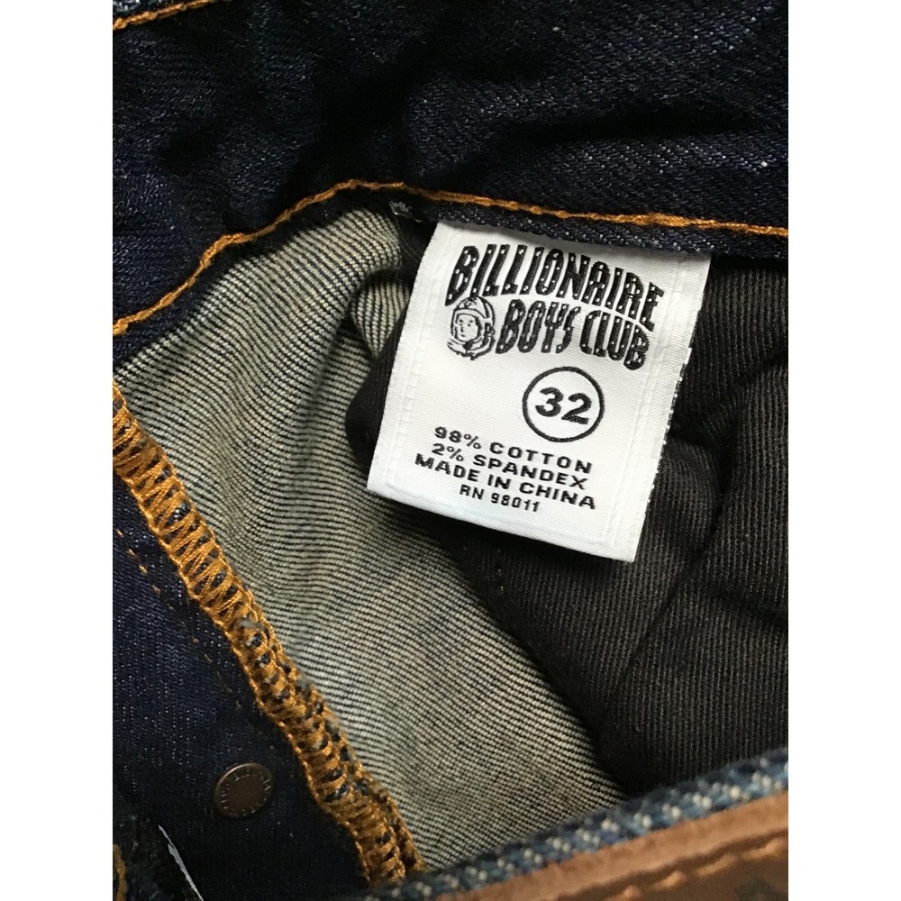 Billionaire Boys Club Men's Dark Blue Denim Dromeda Slim Cut Jeans Size 32 NWOT - Picture 10 of 10